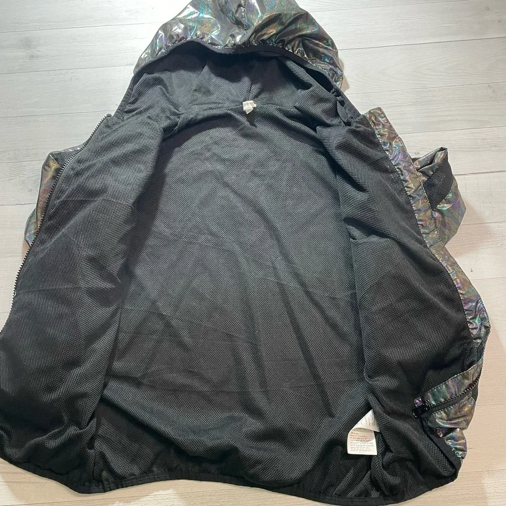 Ideology girls black metallic jacket youth‎ large